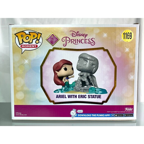 Funko Pop Disney 1169 Little Mermaid Ariel w Eric Statue Boxlunch Exclusive New - Picture 7 of 7